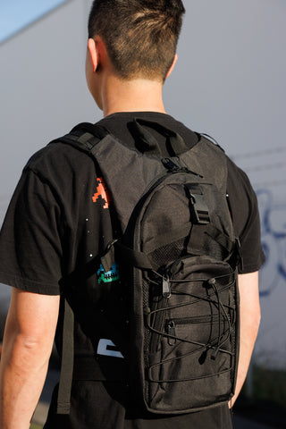 [SHWA] TBG-18 Techwear Style Rave Hydropack Backpack-Green (Bag & Strap ONLY)