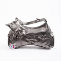 Silver Mended Moon Purse