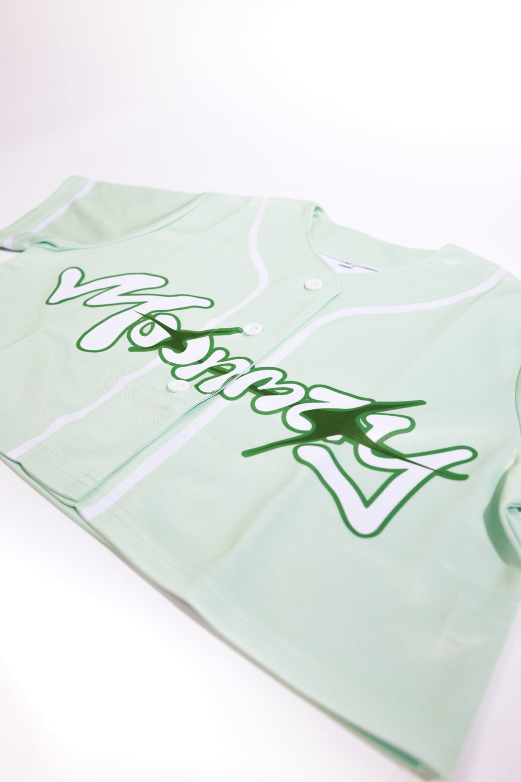 [SECRET] Green Women Cropped Jersey