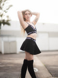 MoonCloud Logo Skirt - Black