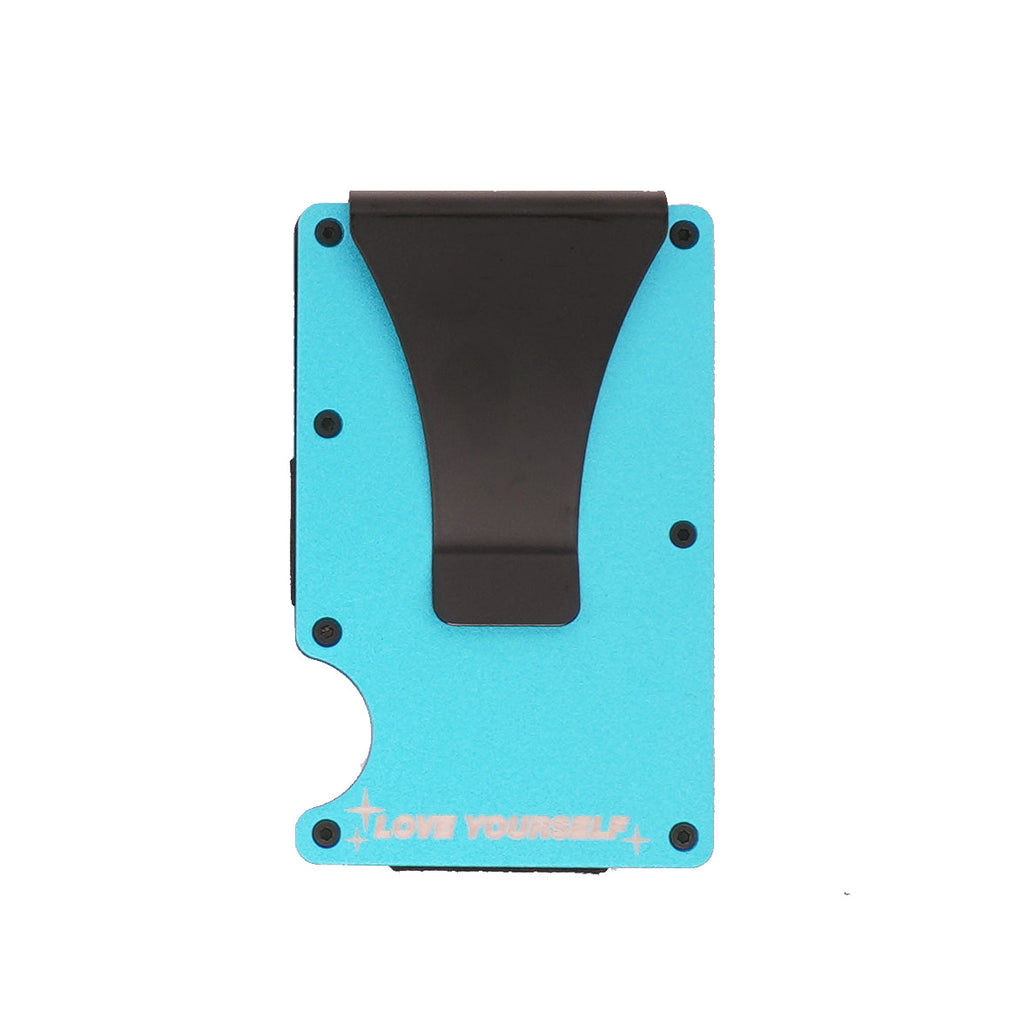 Blue Heart of Steel TA-15 Card Holder