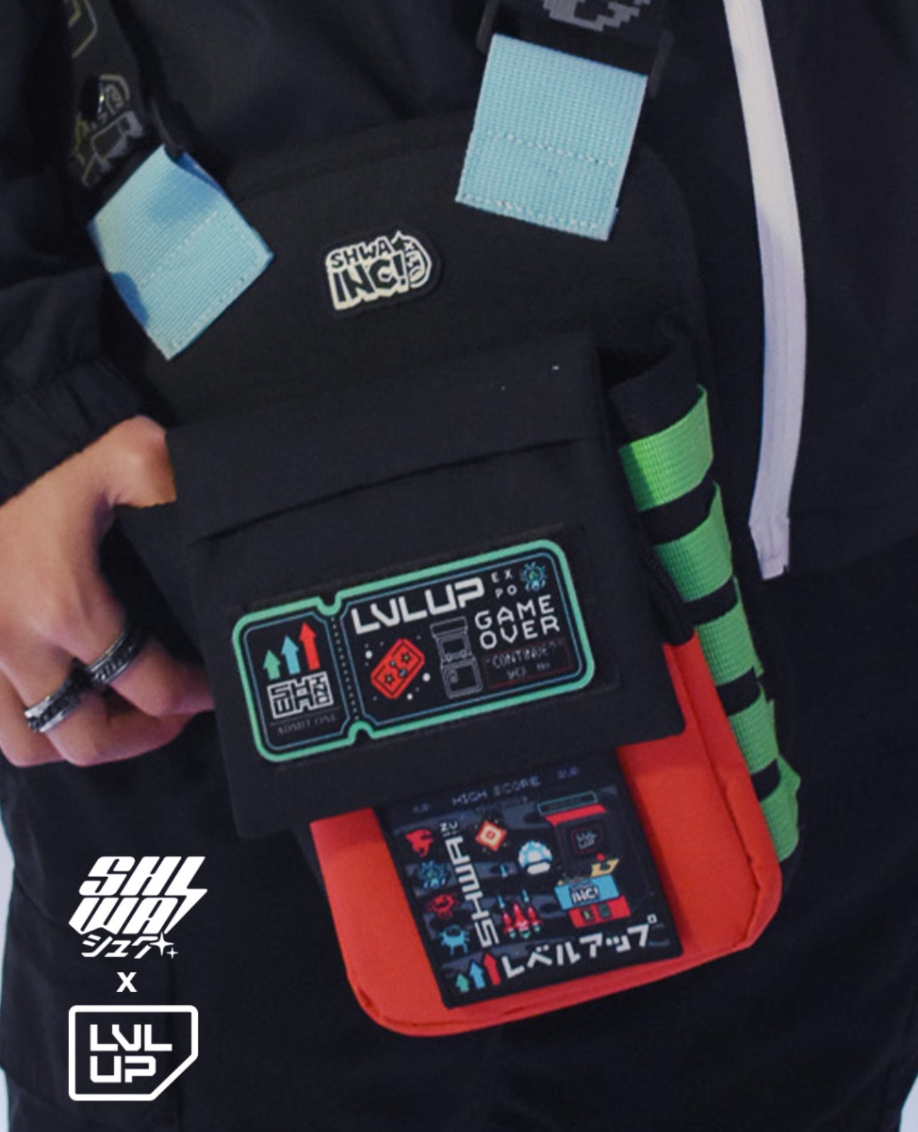 [SHWA] TBG-01 Techwear Style 2024 LVLUP Collab Leg Bag