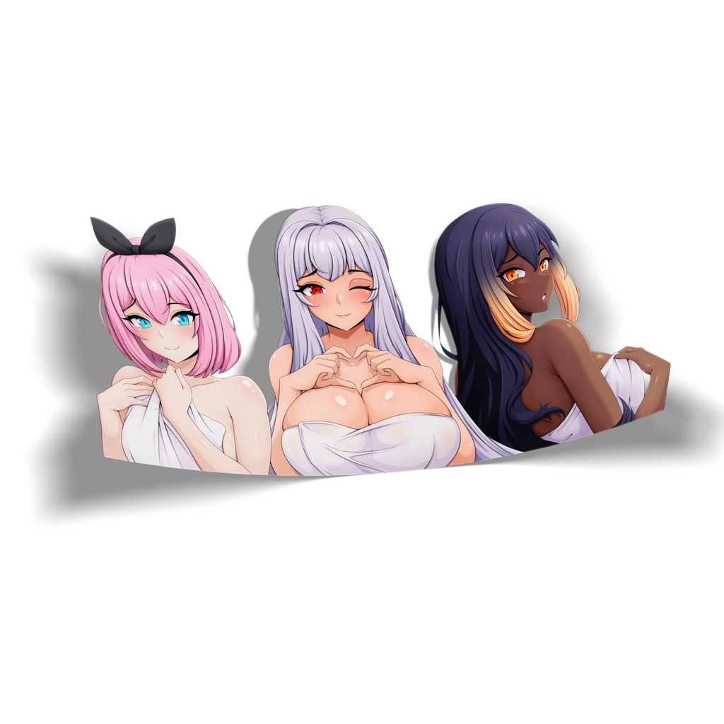 [SHWA] Onsen Girls Sticker