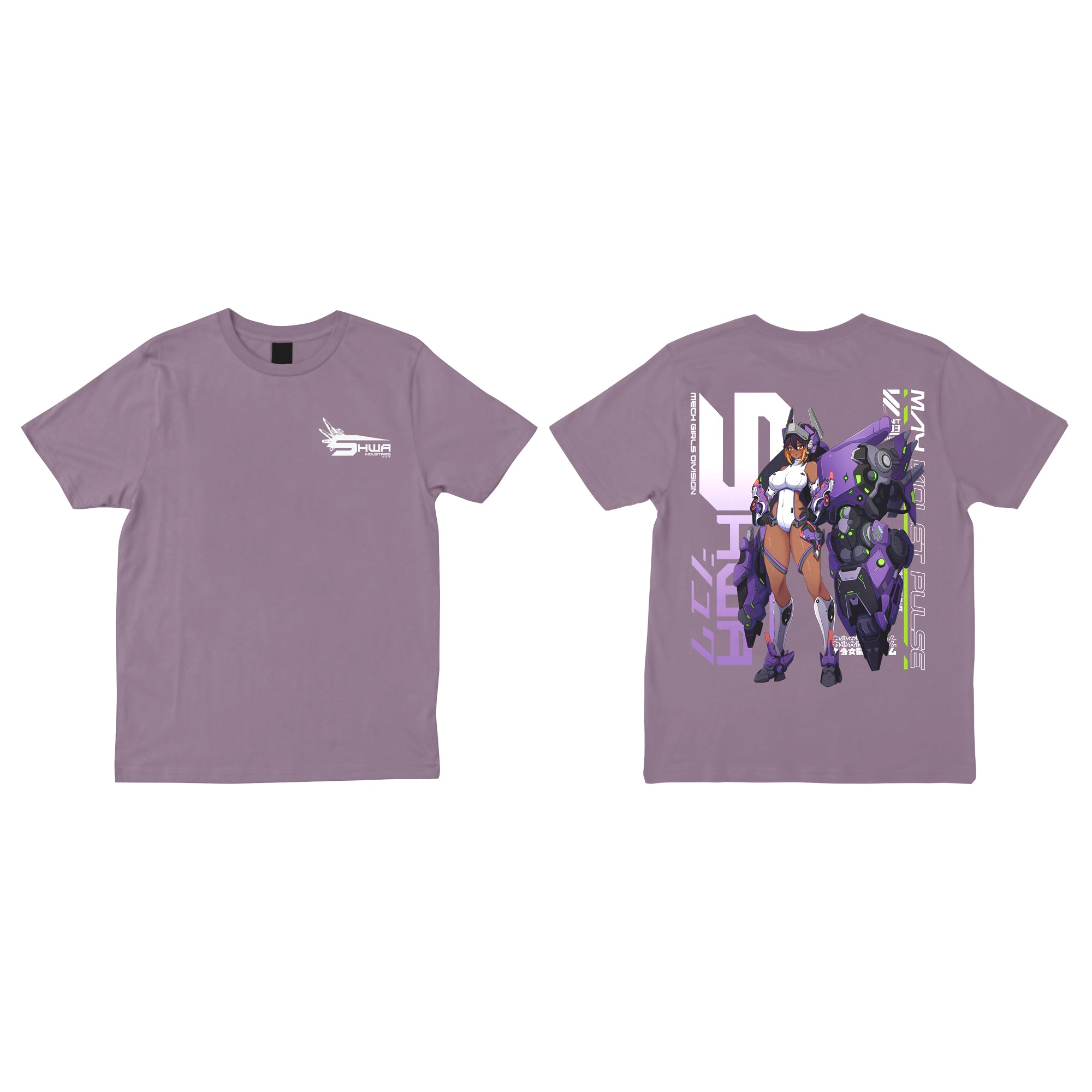 [SHWA] MVP-01 May Violet Pulse Series Mauve Shirt