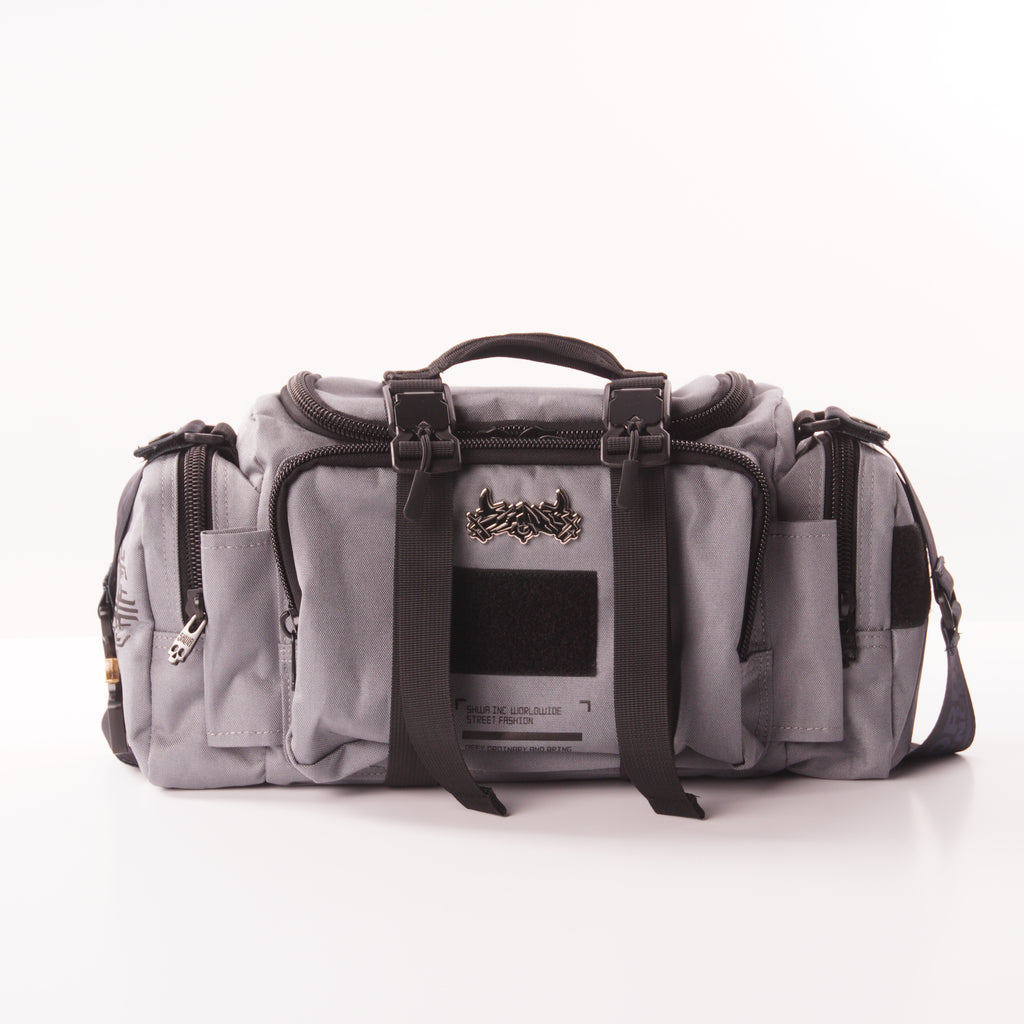 [SHWA] TBG-05 Techwear Style Grey Mini Duffle Bag