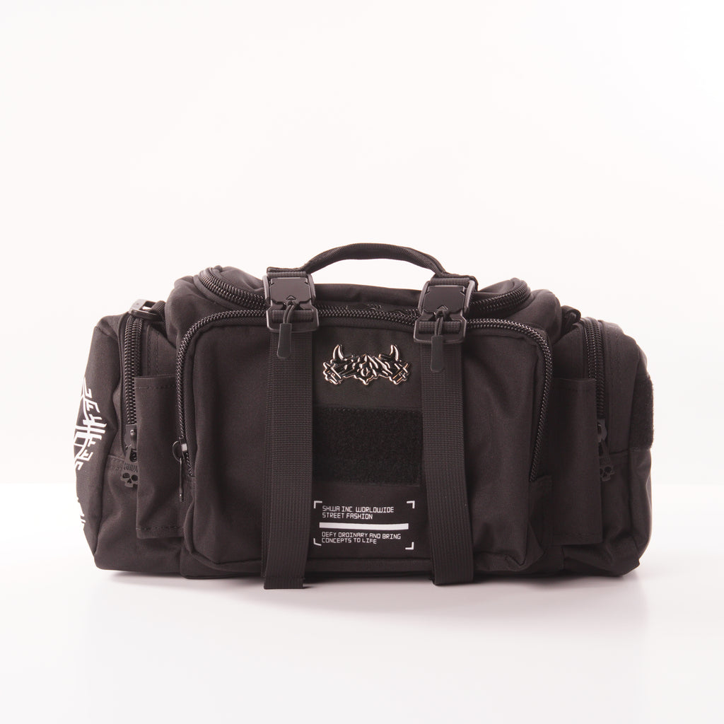 [SHWA] TBG-05 Techwear Style Black Mini Duffle Bag