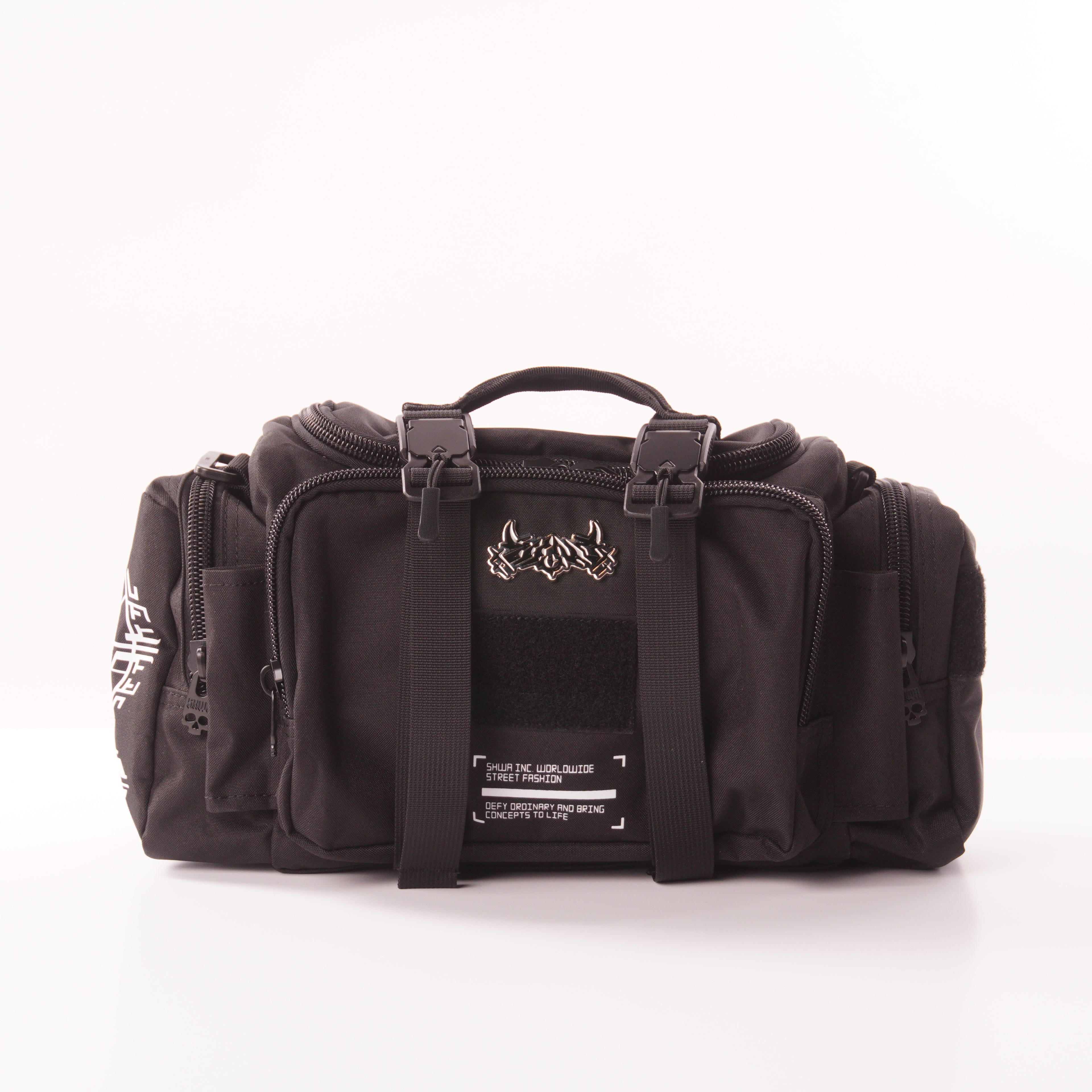 [SHWA] TBG-05 Techwear Style Black Mini Duffle Bag