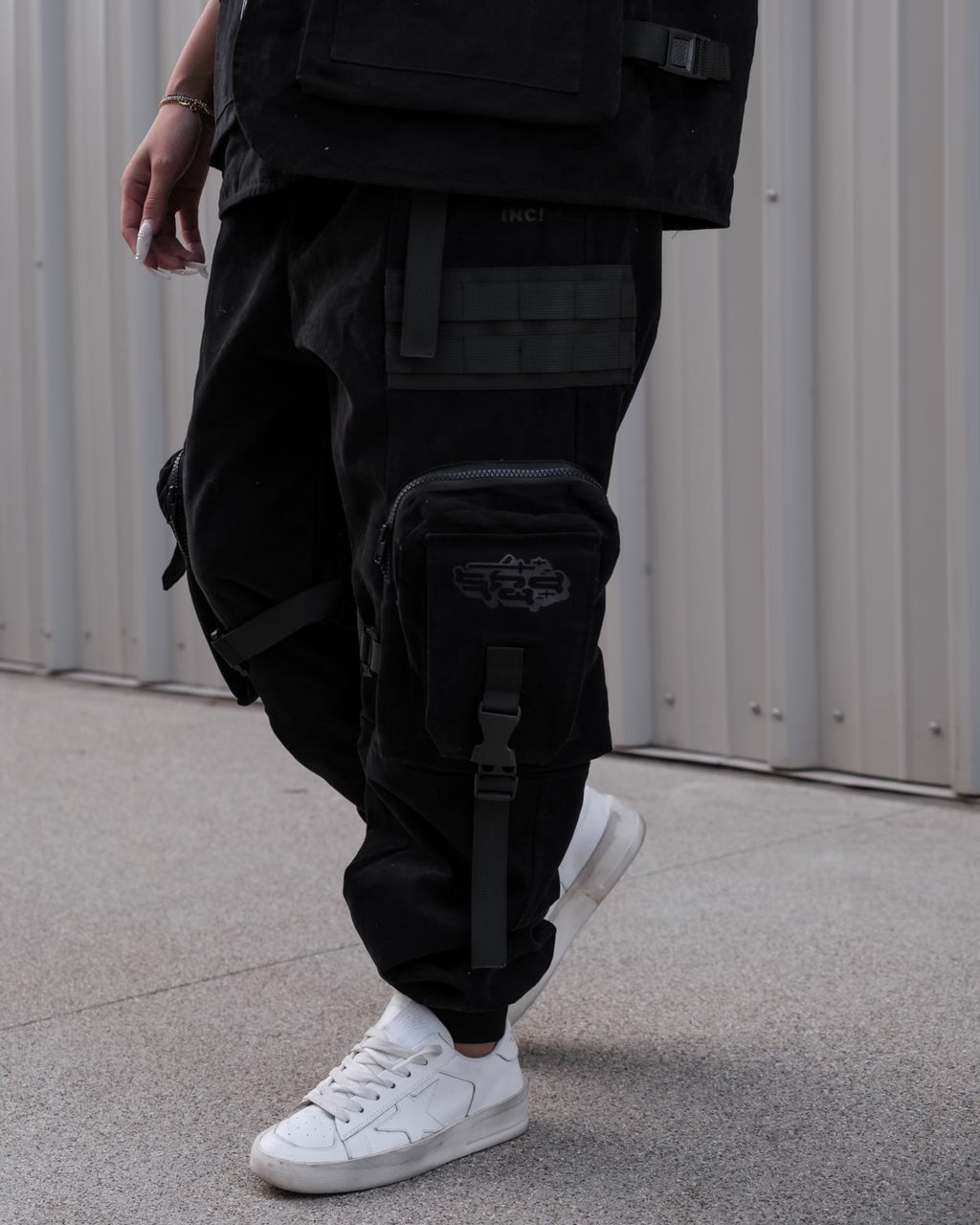 [SHWA] TP-05 Techwear Style SHWA Black Rapid Reach Jogger