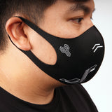 [SHWA] Techwear Style Fabric Dust Mask with Printed Design