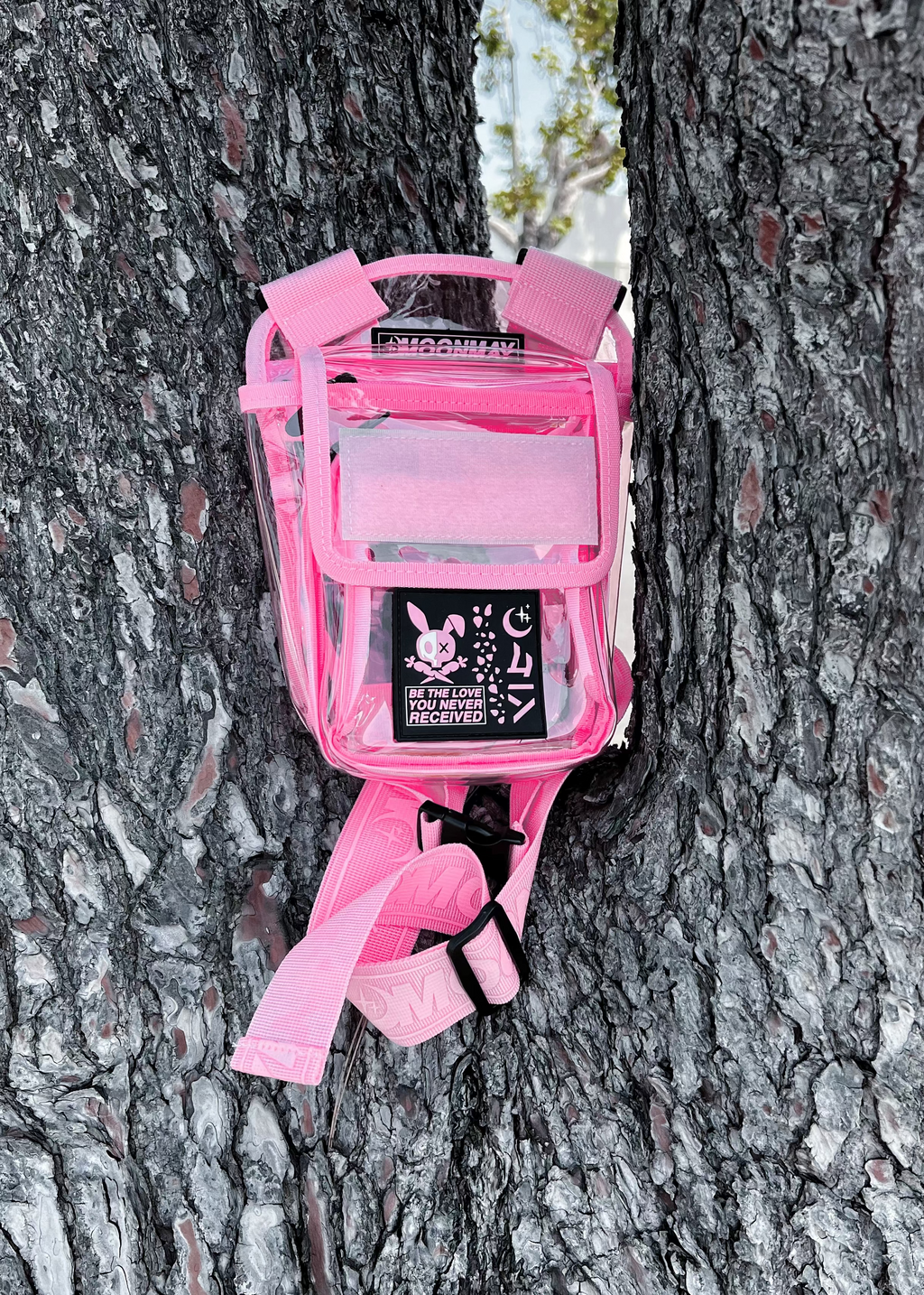 Clear Pink TBG-01 Leg Bag - FINAL SALE (No Return OR exchange)