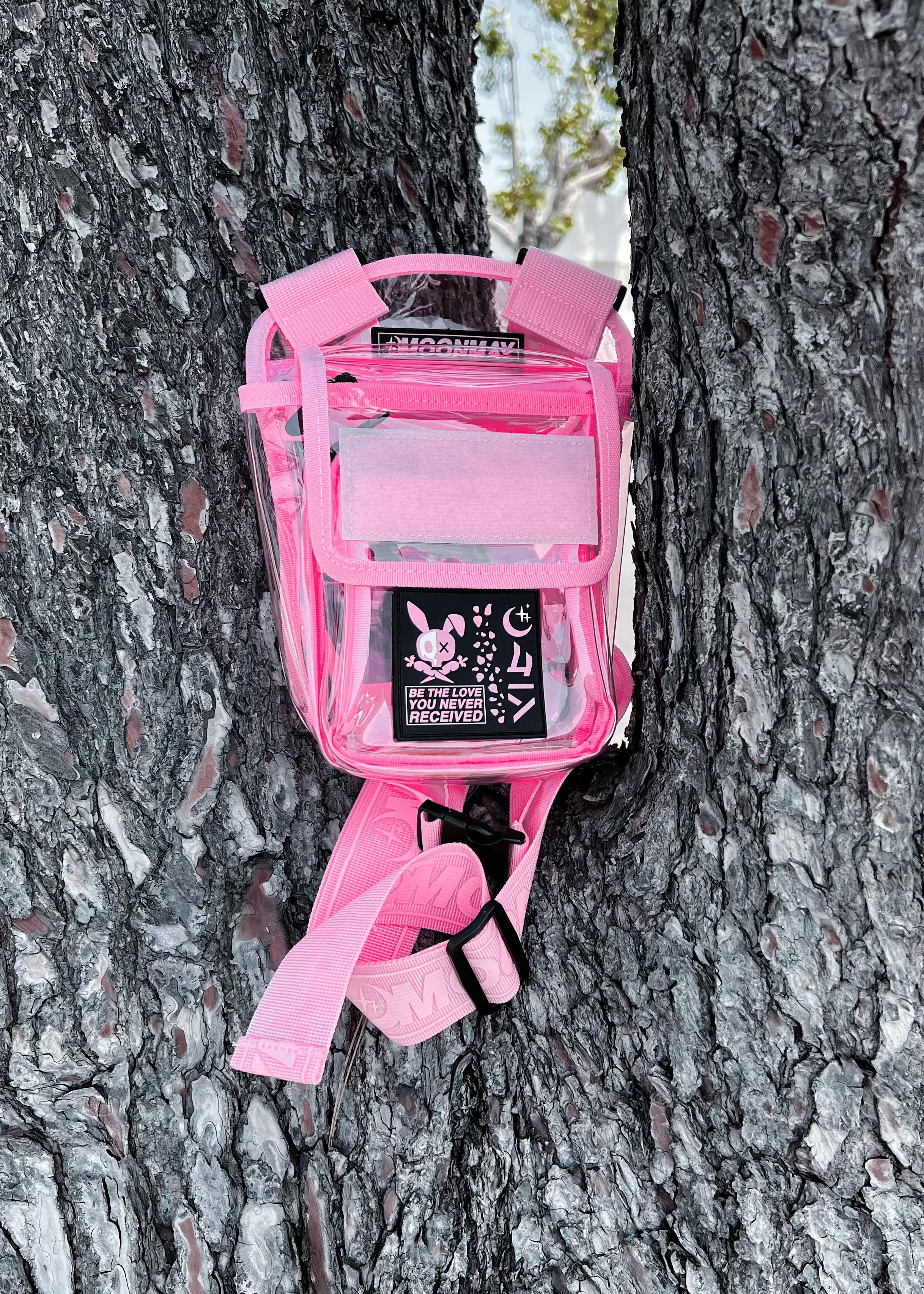 Clear Pink TBG-01 Leg Bag - FINAL SALE (No Return OR exchange)