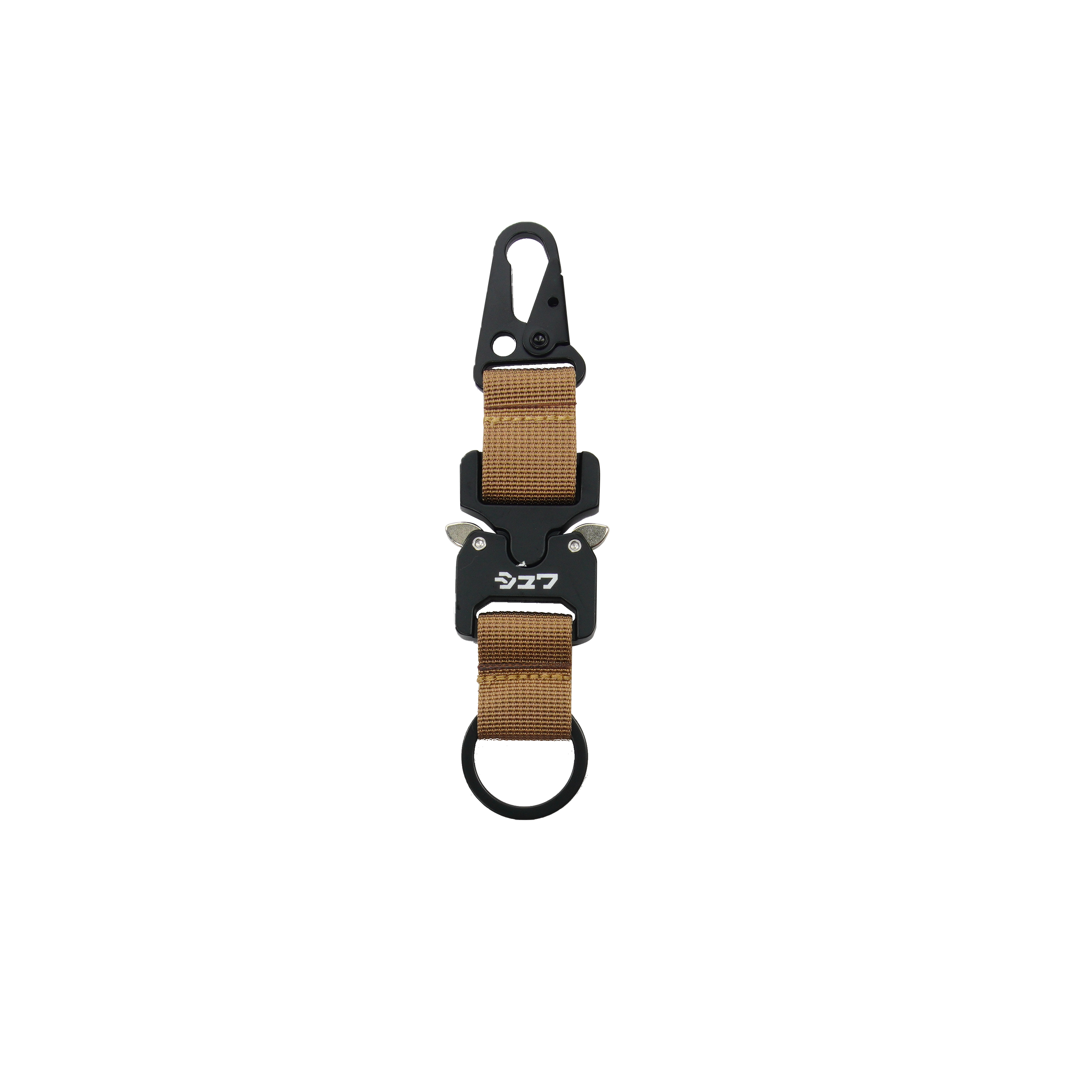 [SHWA] TA-02 Techwear Style Cobra Buckle Keychain