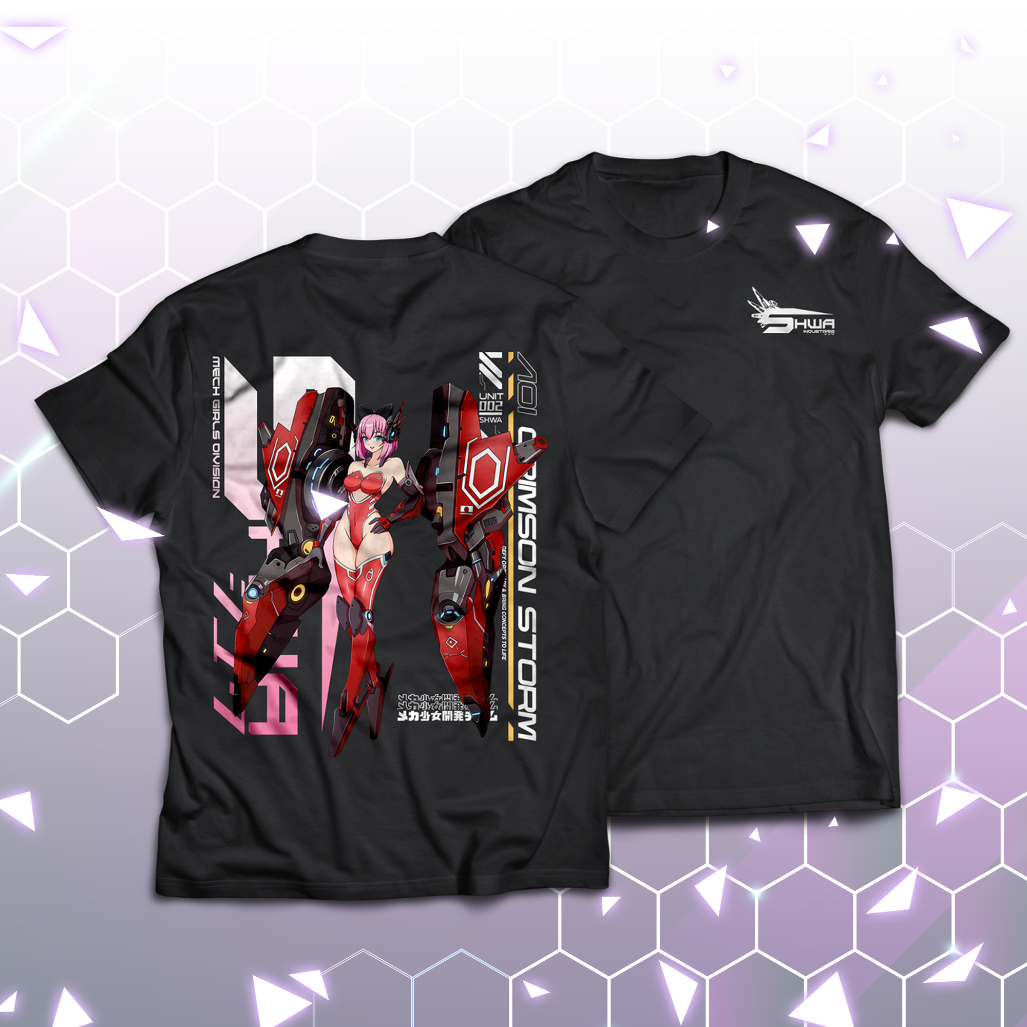 [SHWA] ACS-01 Aoi Crimson Storm Series Black Shirt