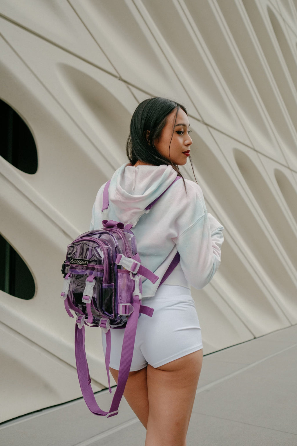 Clear Purple TBG-12 Mini Backpack - FINAL SALE (No Return OR exchange)
