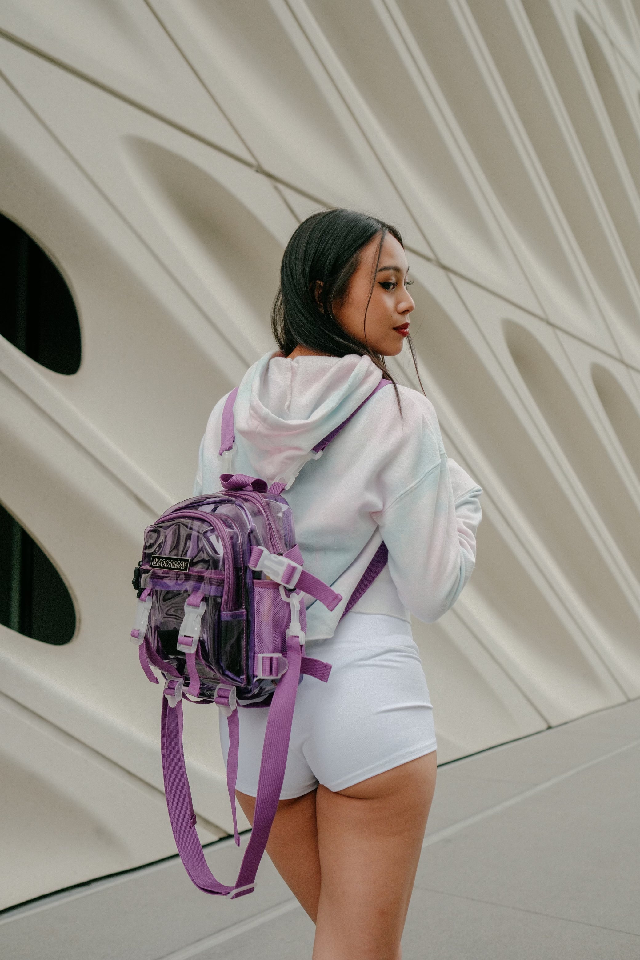 Clear Purple TBG-12 Mini Backpack - FINAL SALE (No Return OR exchange)