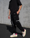 [SHWA] TP-02 Techwear Style Black Reflective Jogger - FINAL SALE