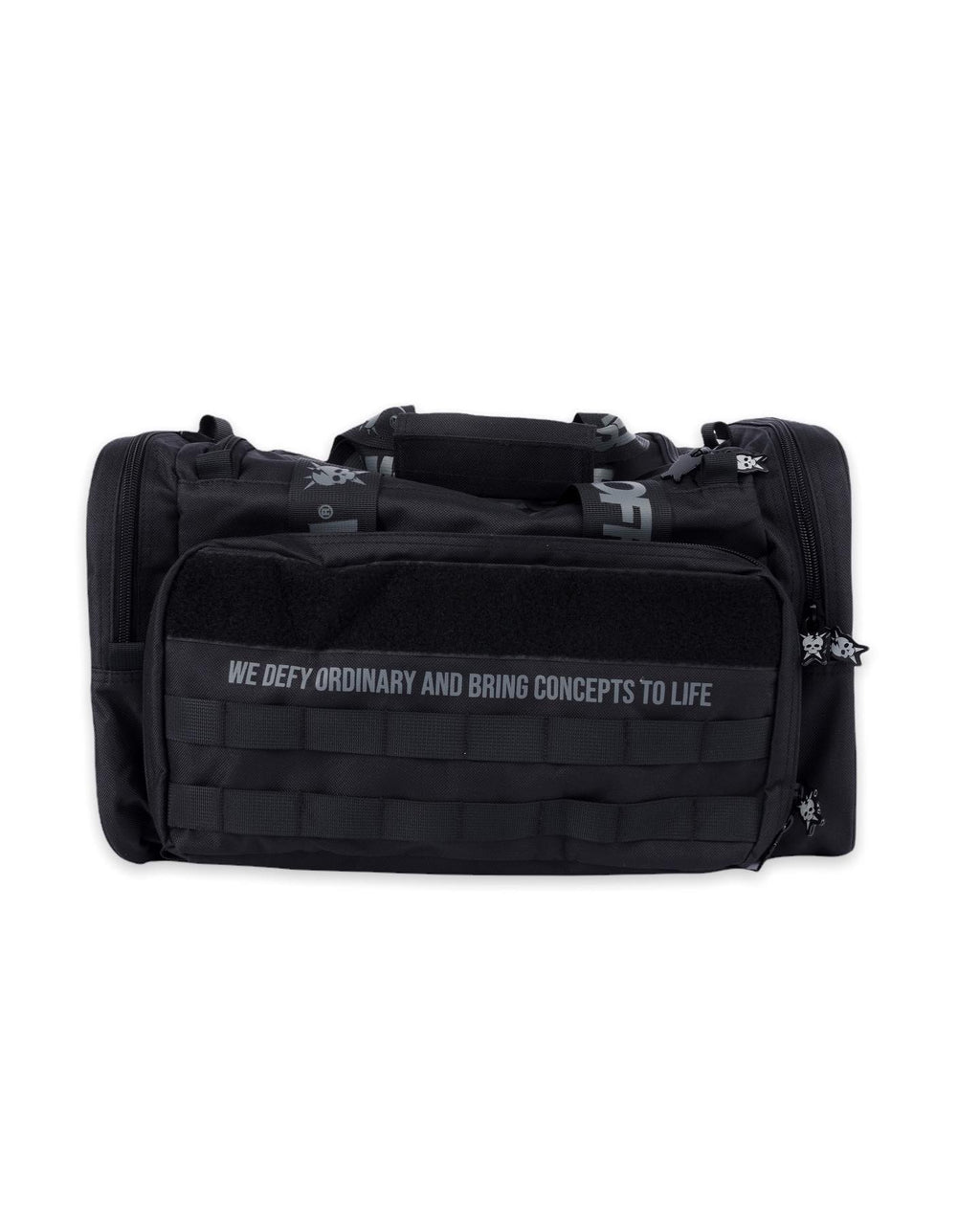 [SHWA] TBG-16 Techwear Style Team Duffle Bag for Gym and Travel - Black (Bag & Strap ONLY)