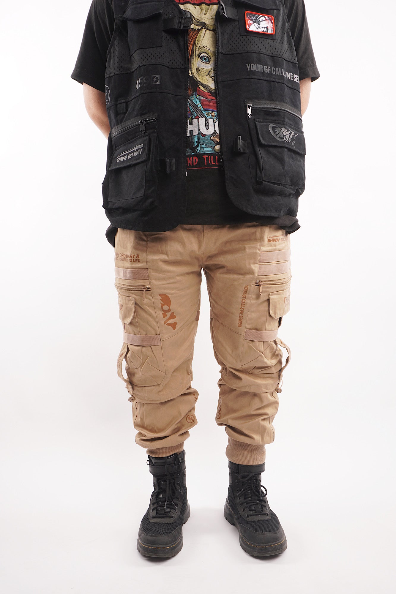 [SHWA] TP-03 Techwear Style Khaki Speed Jogger - FINAL SALE (No return or exchange)