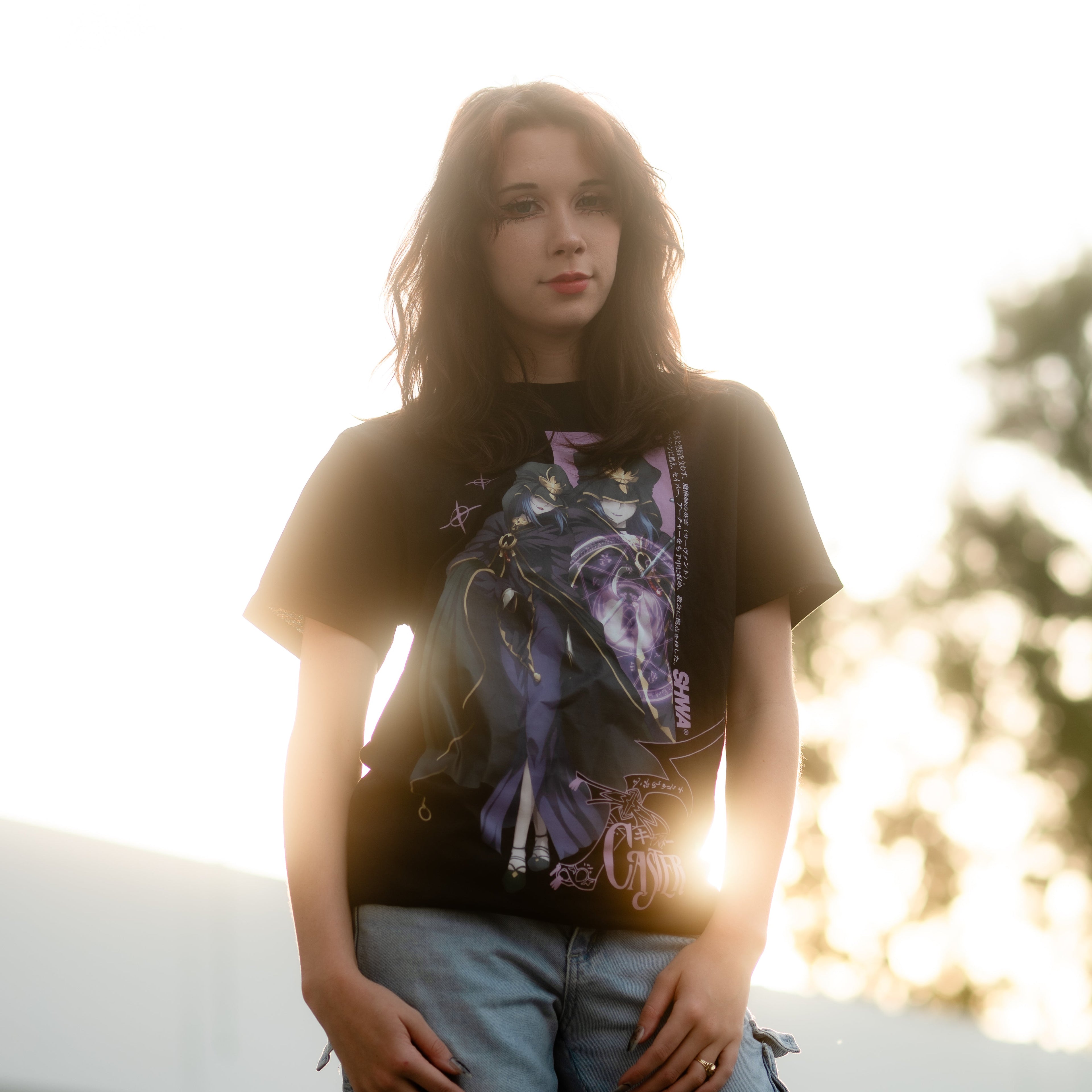 Fate Stay Night: Caster Full Color Shirt-Techwear Shirt