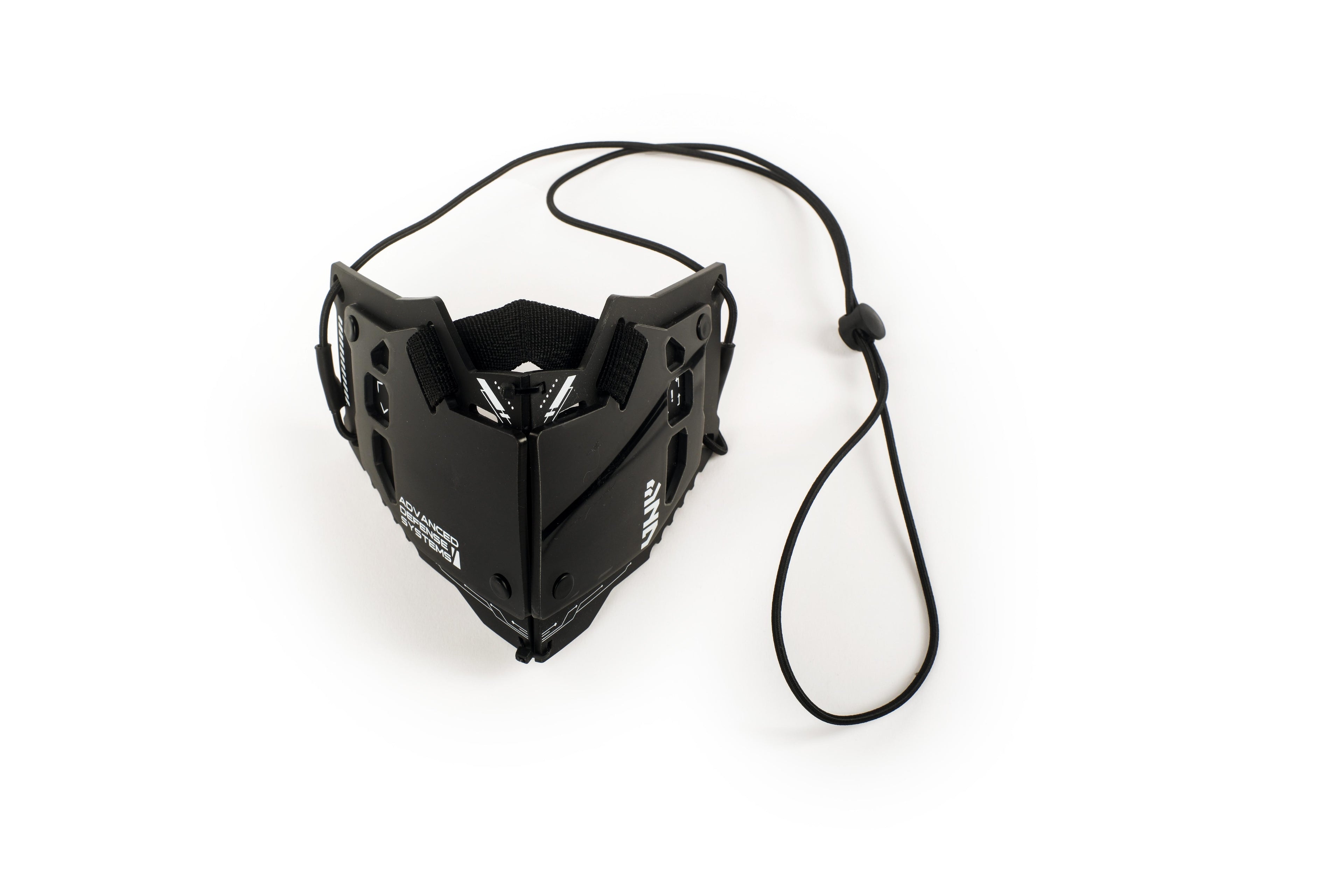 [SHWA] SW-10 Techwear Style Mask Cover - Smoked Black