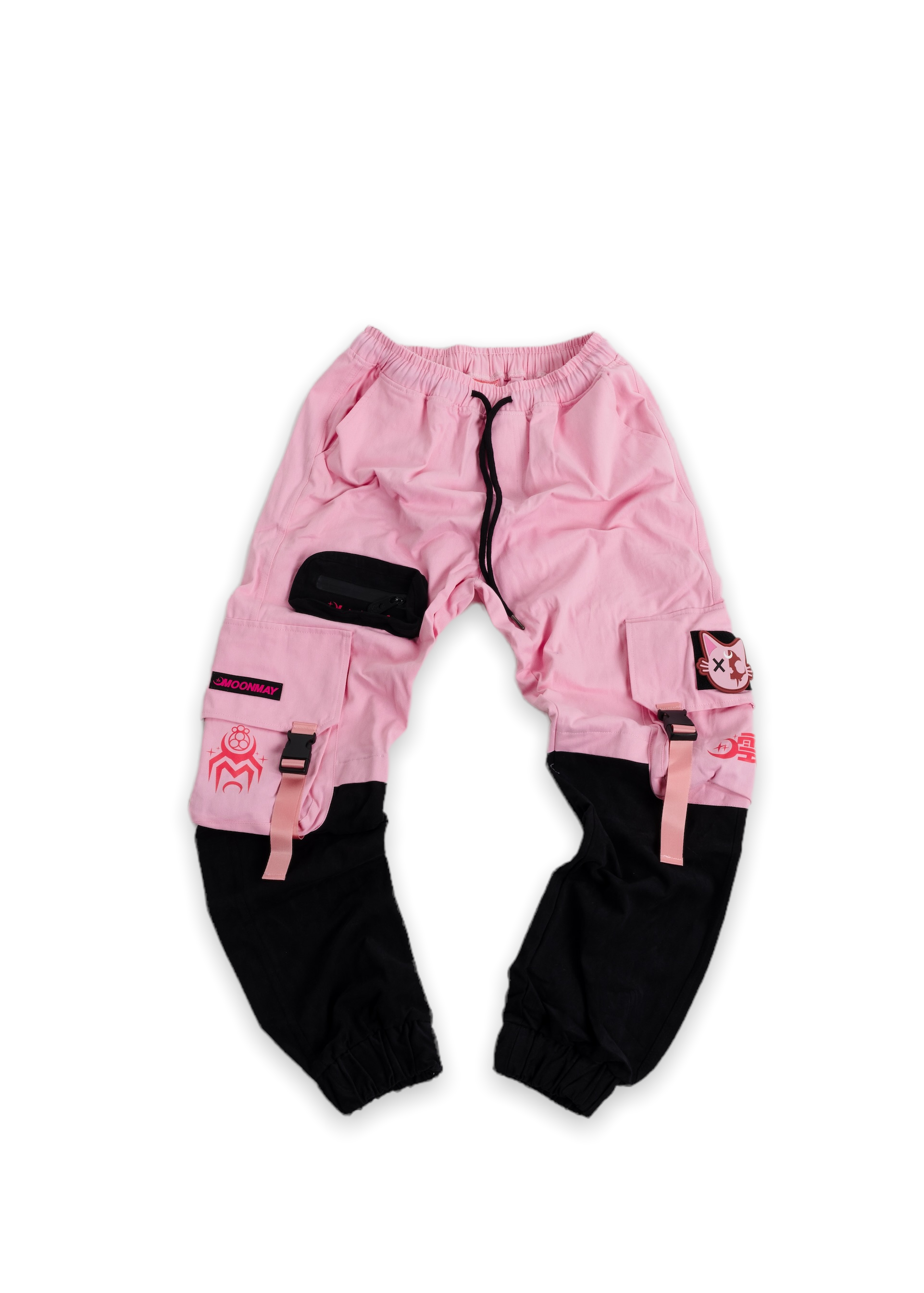 Pink Block Jogger - FINAL SALE (No Return OR exchange)