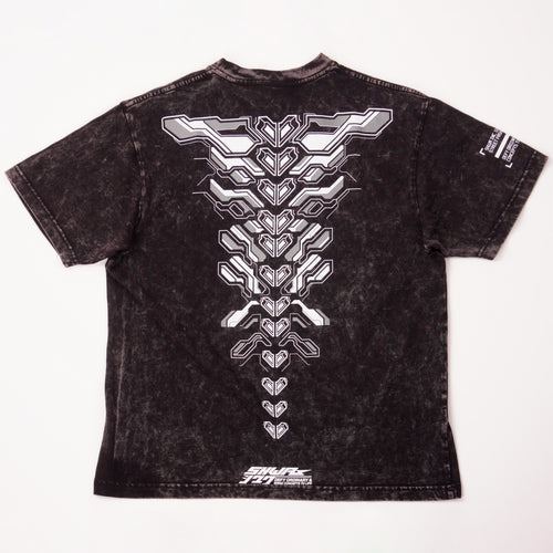 [SHWA] Techwear Style Cyber Spine Shirt