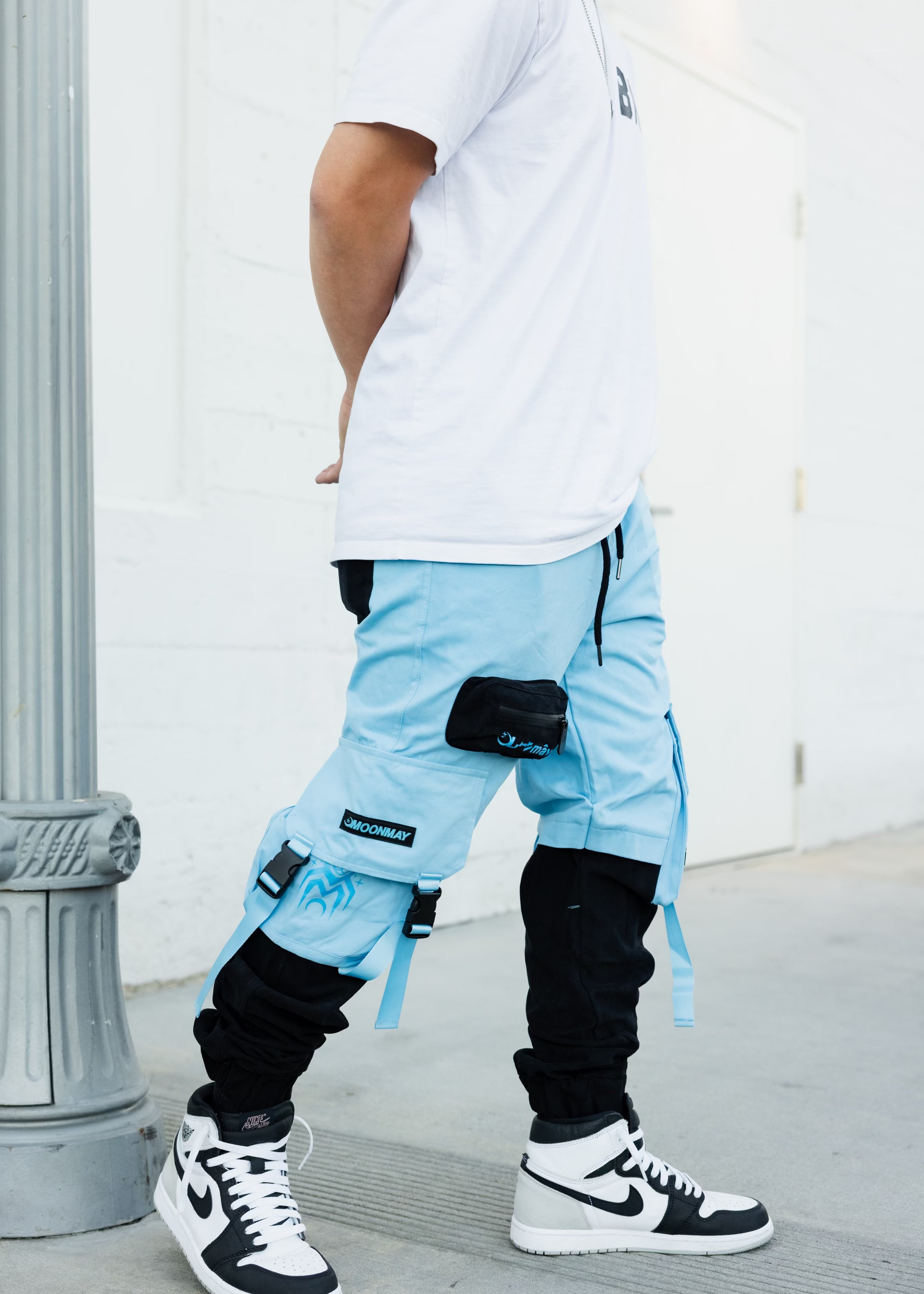 Blue Block Jogger - FINAL SALE (No Return OR exchange)