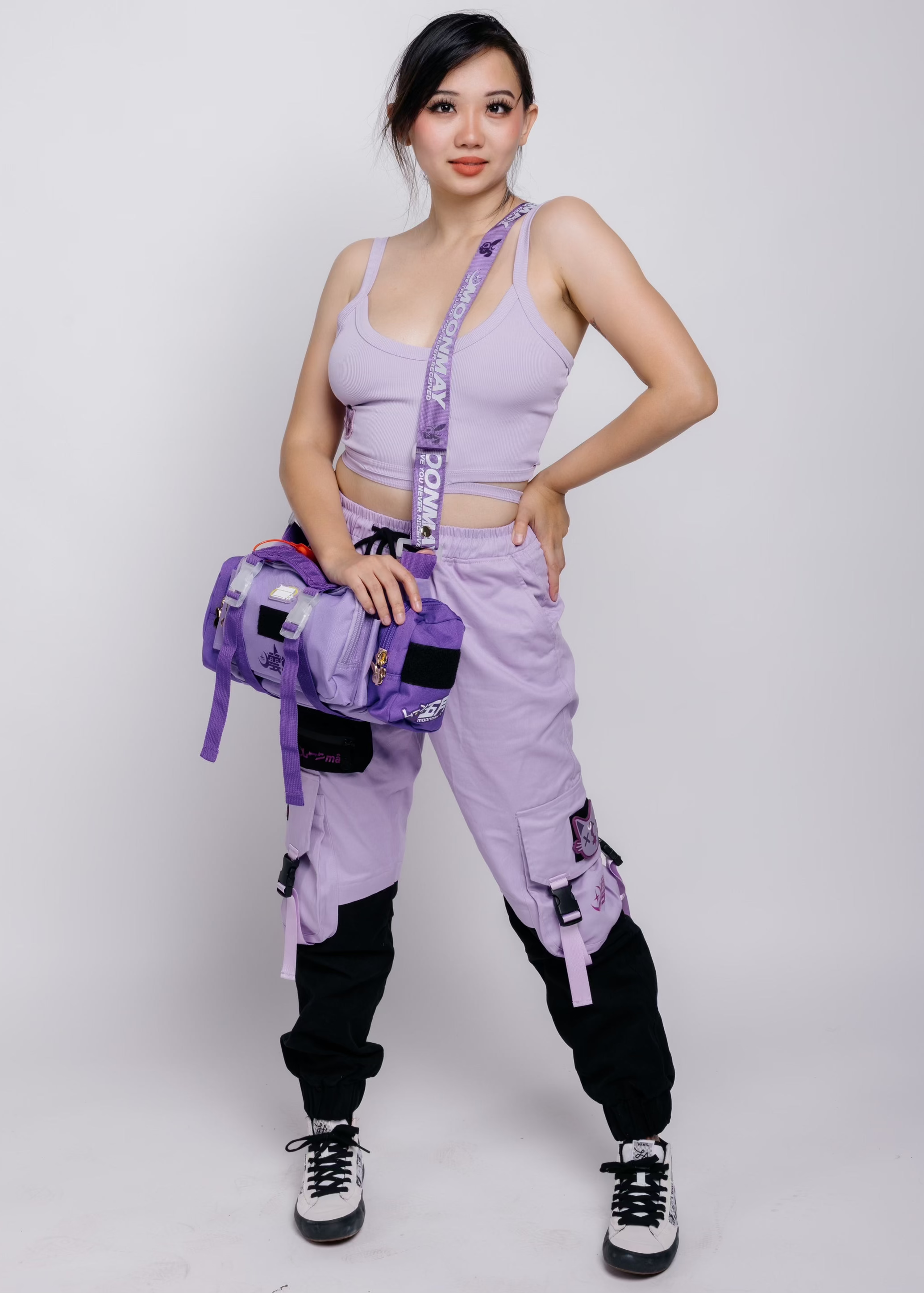 Lavender Block Jogger - FINAL SALE (No Return OR exchange)