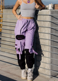 Lavender Block Jogger - FINAL SALE (No Return OR exchange)