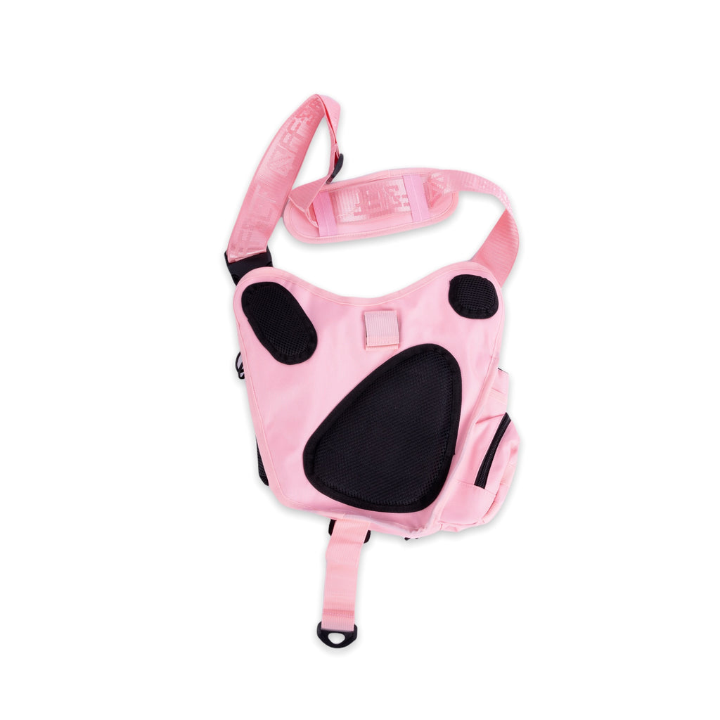 [SHWA] TBG-09 Techwear Style Tactical Side Bag - Pink Boba Bag with Non-Removable Strap (Bag & Strap ONLY)