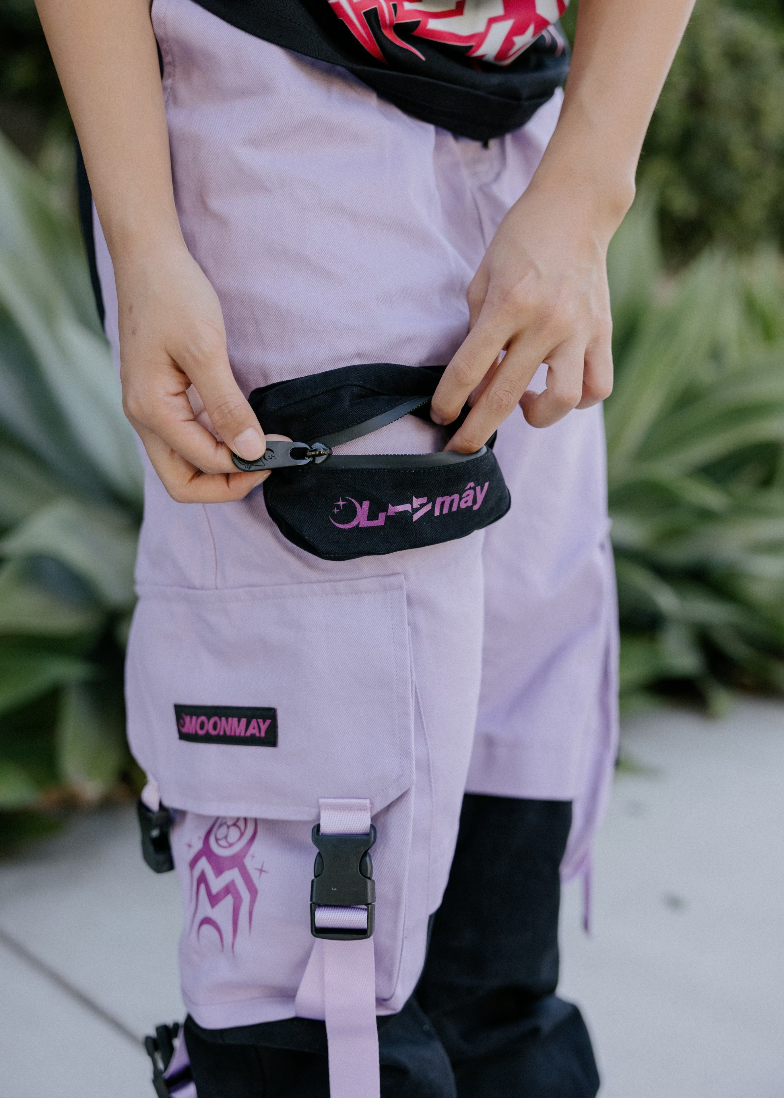 Lavender Block Jogger - FINAL SALE (No Return OR exchange)
