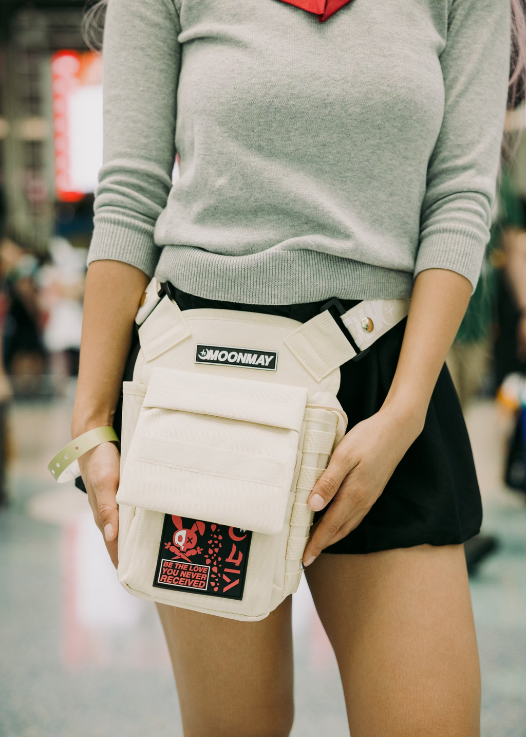 Beige TBG-01 Leg Bag