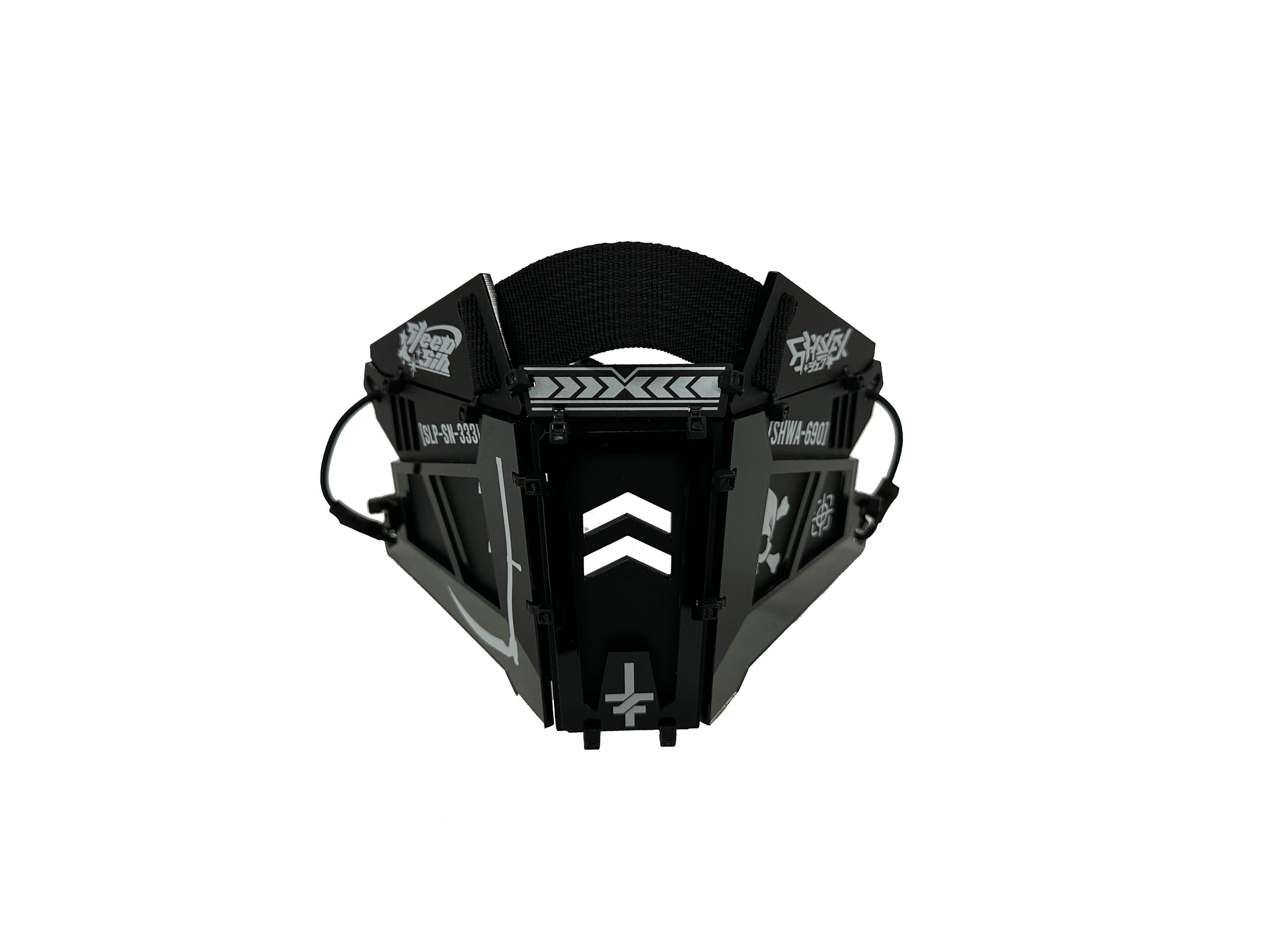 [SHWA] SW-07 Techwear Style Sleep Sin Collab Handmade Acrylic Mask Cover