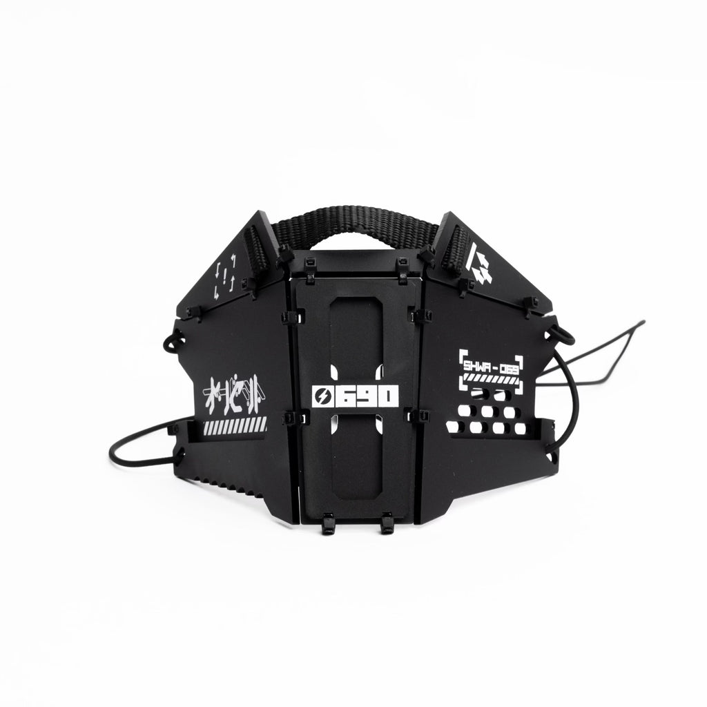 [SHWA] SW-02 Techwear Style Black Mask Cover