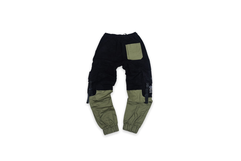 [SHWA] TP-01 Techwear Style Green Block Jogger [FINAL SALE]