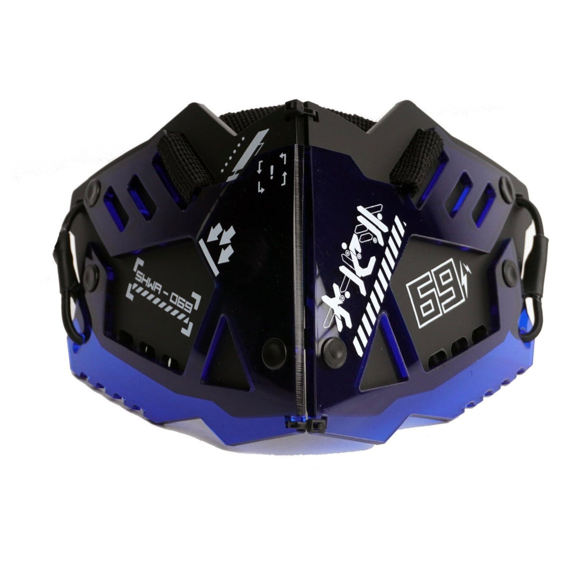 [SHWA] SW-01 Techwear Style QOZE Collab Mask Cover - Royal Blue