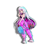 [MM] Collab Neon Girls Series Sticker