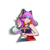 [MM] Collab Neon Girls Series Sticker