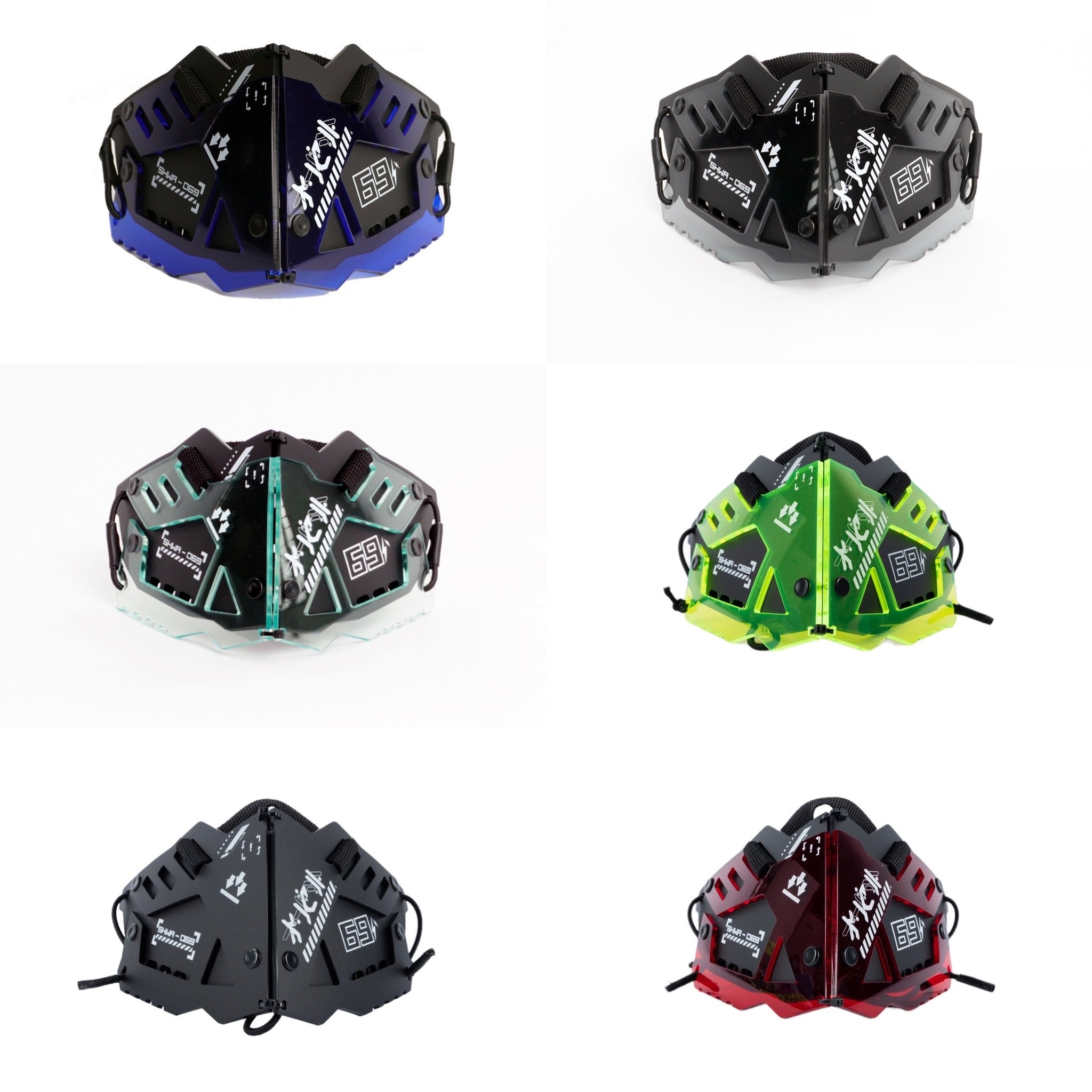 [SHWA] SW-01 Techwear Style QOZE Collab Mask Cover - Mint